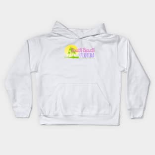 Life's a Beach: South Beach, Florida Kids Hoodie